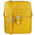 Walrus Colorpop Series Yellow Synthetic Leather Sling Bag