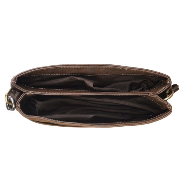 Walrus Jackson Series Brown Vegan Leather Sling Bag