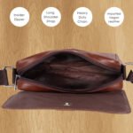 Walrus Classic Series Brown Synthetic Leather Sling Bag