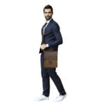Walrus Jackson Series Brown Vegan Leather Sling Bag