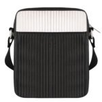 Walrus Stripes Series White Vegan Leather Sling Bag
