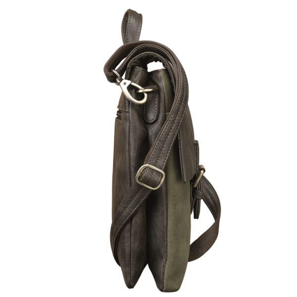 Walrus Jackson Series Green Vegan Leather Sling Bag