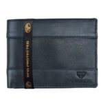 Walrus Blue Color Nature Friendly Vegan Leather Bi Fold Bi Fold Men Wallet