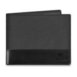 Walrus Zeus II Black Nature Friendly Vegan Leather Bi Fold Men Wallet