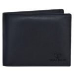 Walrus Blue Color Premium Genuine Leather Bi Fold Bi Fold Men Wallet
