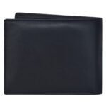 Walrus Blue Color Premium Genuine Leather Bi Fold Bi Fold Men Wallet