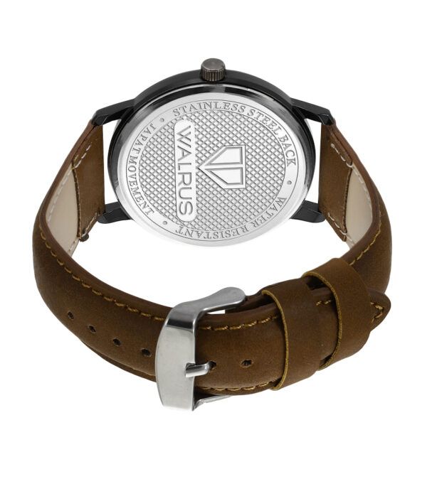 Walrus Multicolor Dial Analog Leather Strap Wrist Watch For Men
