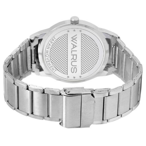 Walrus Polo Series Black Dial Metallic Wristwatch
