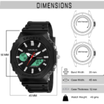 Walrus Black Analog Digital Wrist Watch For Men