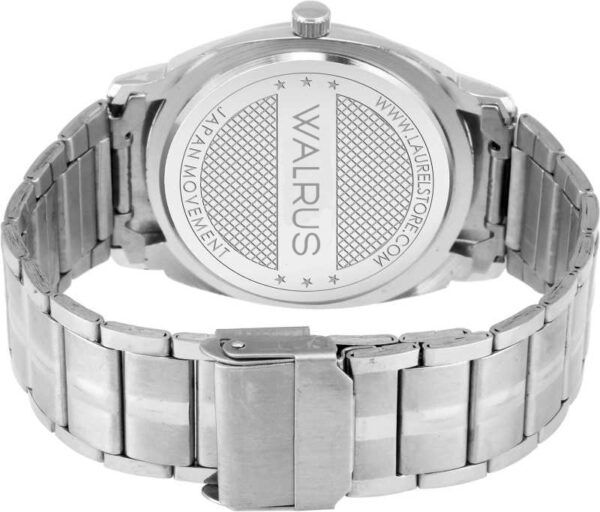 Walrus Black Dial Analog Metal Chain Wrist Watch For Men