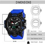 Walrus Black Analog Digital Wrist Watch For Men