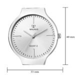 Walrus Alice Series Silver Dial Metallic Wrist Watch For Women