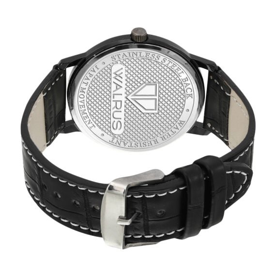 Walrus Multicolor Dial Analog Leather Strap Wrist Watch For Men