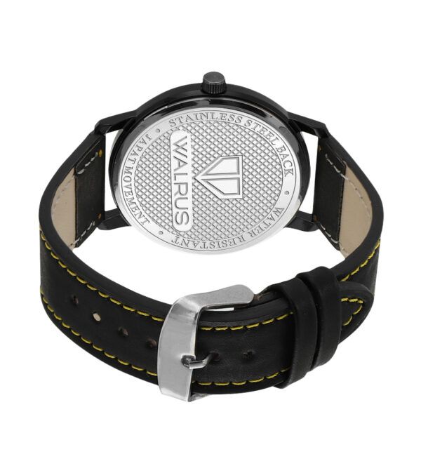 Walrus Multicolor Dial Analog Leather Strap Wrist Watch For Men
