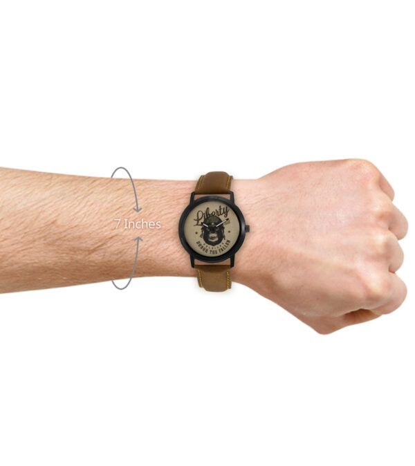 Walrus Multicolor Dial Analog Leather Strap Wrist Watch For Men