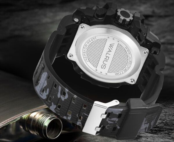 Walrus Black Analog Digital Wrist Watch For Men
