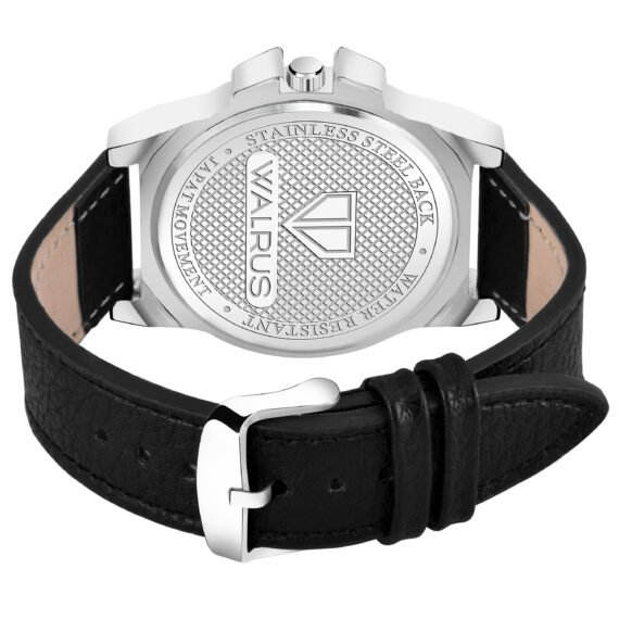 Walrus Invictus XXXIII Series Black Dial Wrist Watch For Men With Day & Date Function