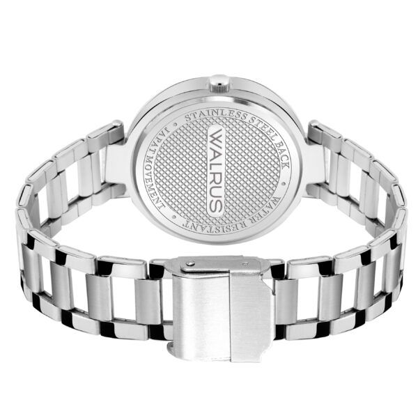 Walrus Alice II Series Black Dial Metallic Wrist Watch For Women