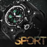 Walrus Silver Analog Digital Wrist Watch For Men