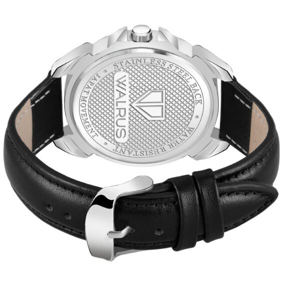 Walrus Invictus XXXI Series Black Dial Wrist Watch For Men With Day & Date Function
