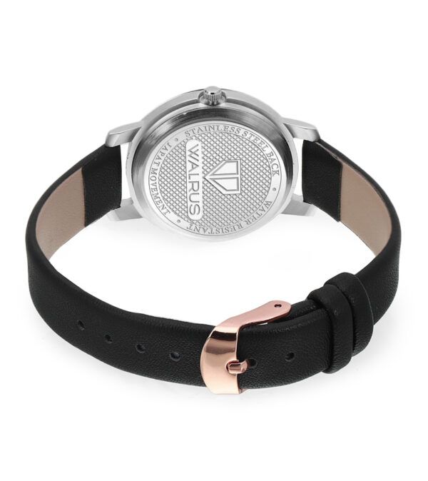 Walrus Multicolor Dial Analog Leather Strap Wrist Watch For Women