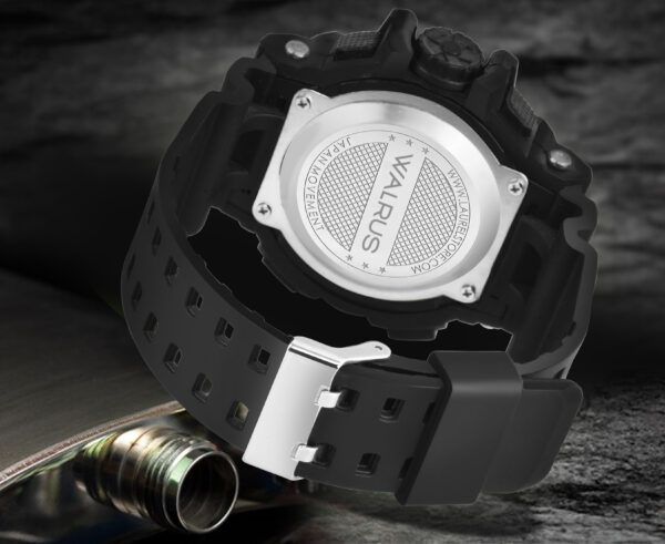 Walrus Black Analog Digital Wrist Watch For Men
