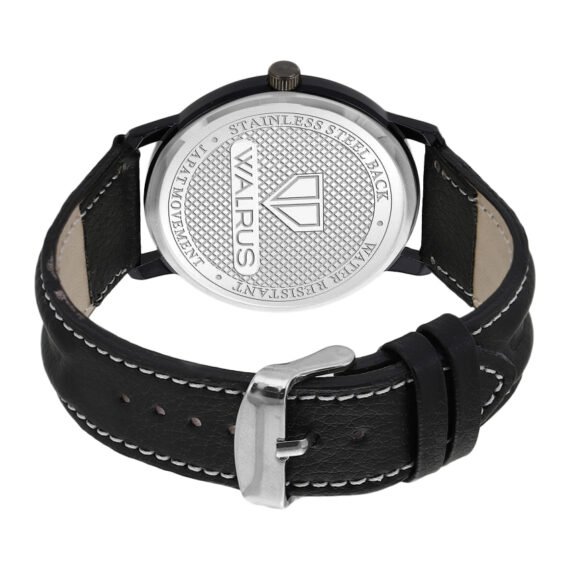 Walrus Multicolor Dial Analog Leather Strap Wrist Watch For Men