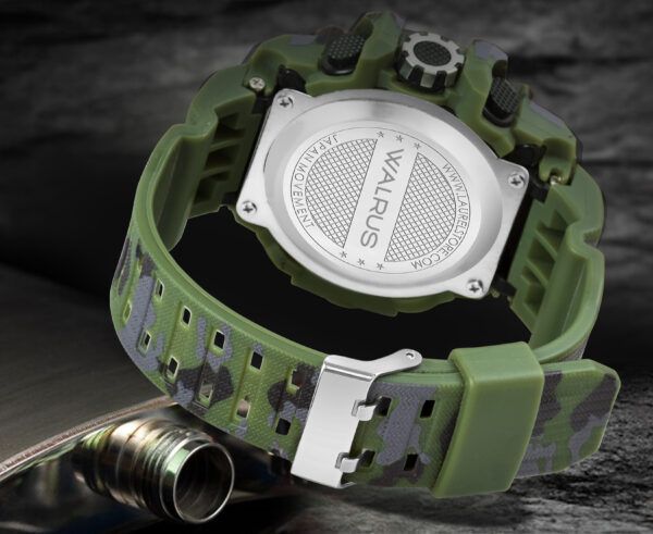 Walrus Green Analog Digital Wrist Watch For Men