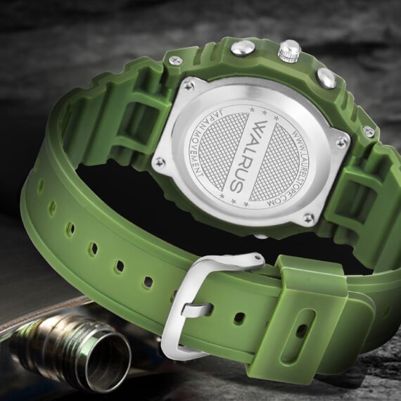 Walrus Green Analog Digital Wrist Watch For Men