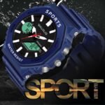 Walrus Blue Analog Digital Wrist Watch For Men