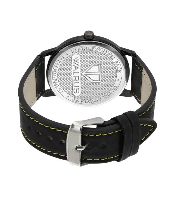 Walrus Multicolor Dial Analog Leather Strap Wrist Watch For Men