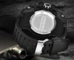 Walrus Silver Analog Digital Wrist Watch For Men