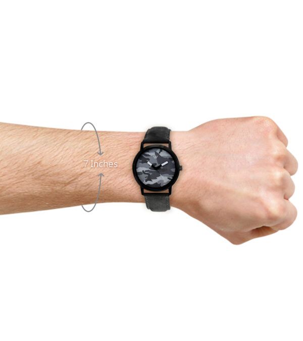 Walrus Multicolor Dial Analog Leather Strap Wrist Watch For Men