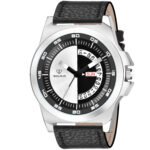 Walrus Invictus XXXIII Series Black Dial Wrist Watch For Men With Day & Date Function