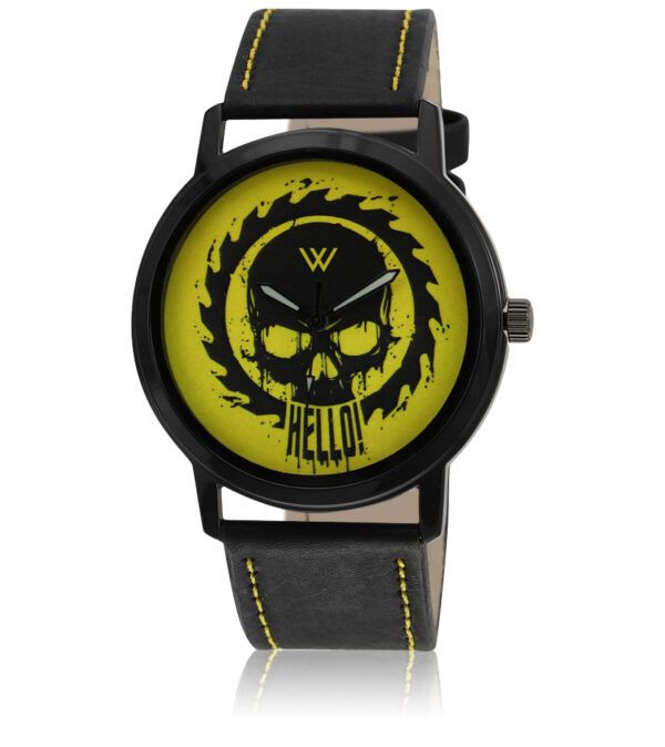 Walrus Multicolor Dial Analog Leather Strap Wrist Watch For Men