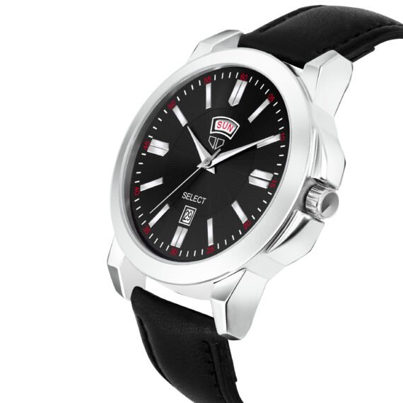 Walrus C Series Black Dial Wrist Watch For Men With Date Function