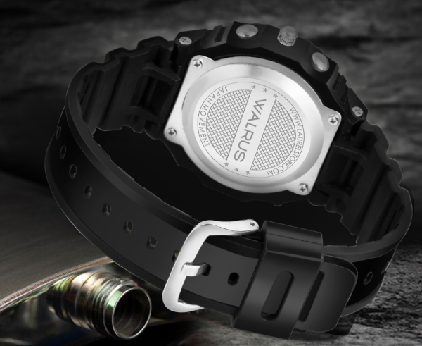 Walrus Black Analog Digital Wrist Watch For Men