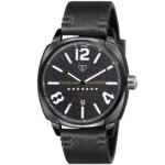 Walrus Incubator Series Black Dial Wrist Watch For Men With Day Function