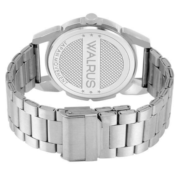 Walrus Adam Series Dull Finish Silver Dial Men Metallic Wristwatch