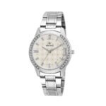 Walrus White Dial Analog Metal Chain Wrist Watch For Women