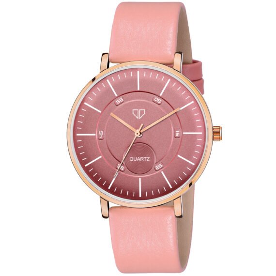 Walrus Venice IV Series Pink Dial Wrist Watch For Women