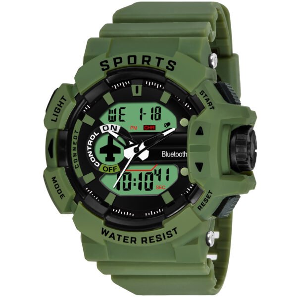 Walrus Green Analog Digital Wrist Watch For Men