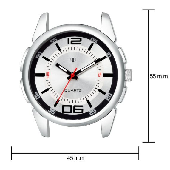 Walrus Adam Series Dull Finish Silver Dial Men Metallic Wristwatch
