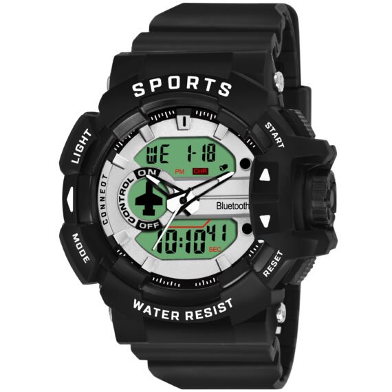 Walrus Black Analog Digital Wrist Watch For Men