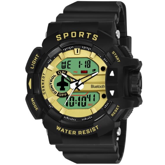 Walrus Black Analog Digital Wrist Watch For Men
