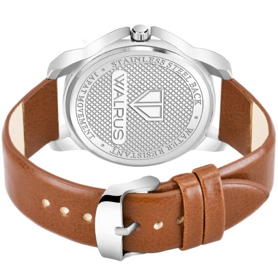 Walrus Maverick XVI Series Brown Dial Day & Date Function Wrist Watch For Men