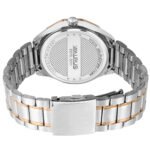 Walrus White Dial Analog Leather Strap Wrist Watch For Men