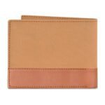 Walrus Zeus II Tan Nature Friendly Vegan Leather Bi Fold Men Wallet